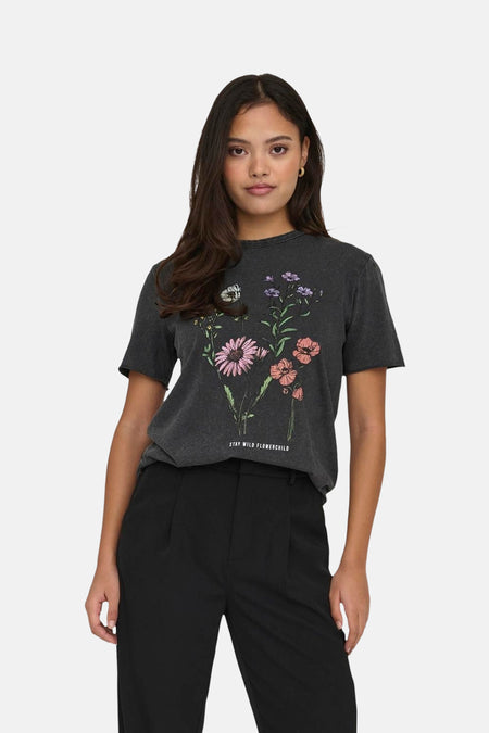 T-shirt (korte mouwen) Zwart - ONLY®