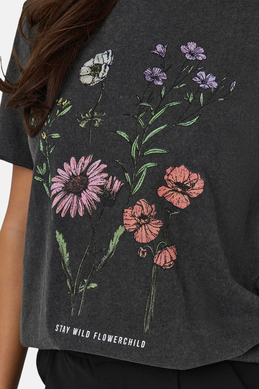 T-shirt (korte mouwen) Zwart - ONLY®