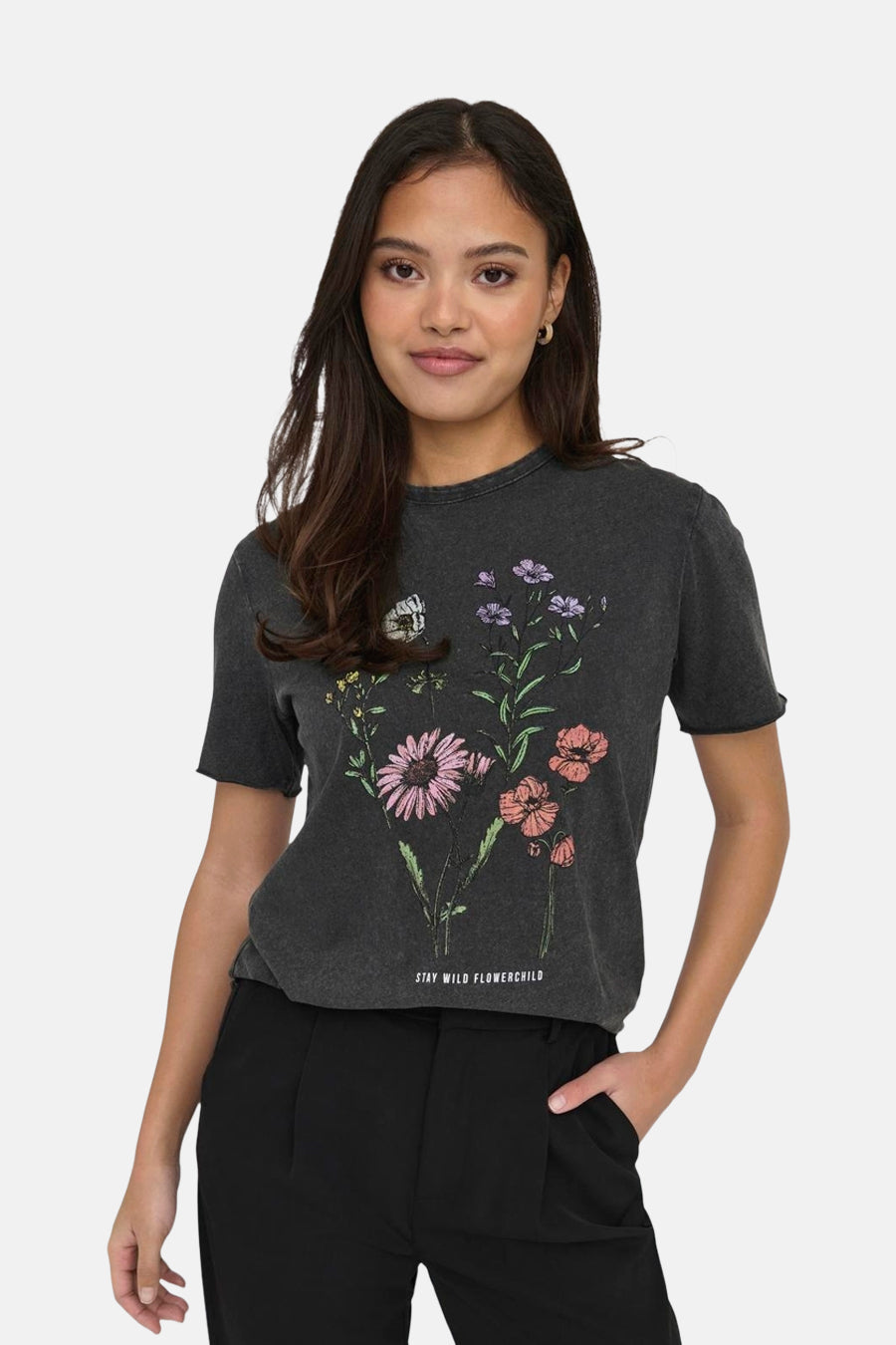 T-shirt (korte mouwen) Zwart - ONLY®