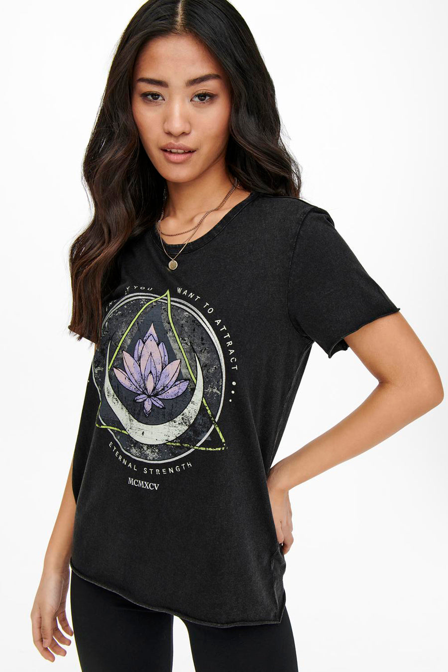 T-shirt (korte mouwen) Zwart - ONLY®