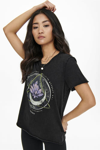T-shirt (korte mouwen) Zwart - ONLY®