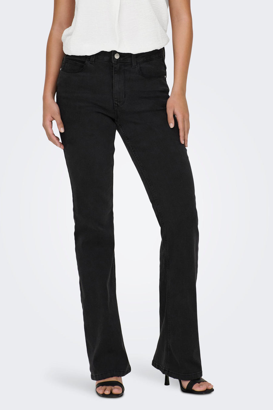 Jeans flared Dark grey denim - JDY