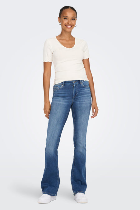 Jeans flared Mid blue denim - ONLY®