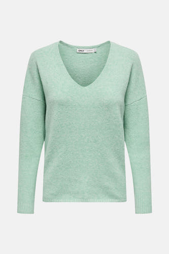 Trui met V-hals Groen - ONLY®