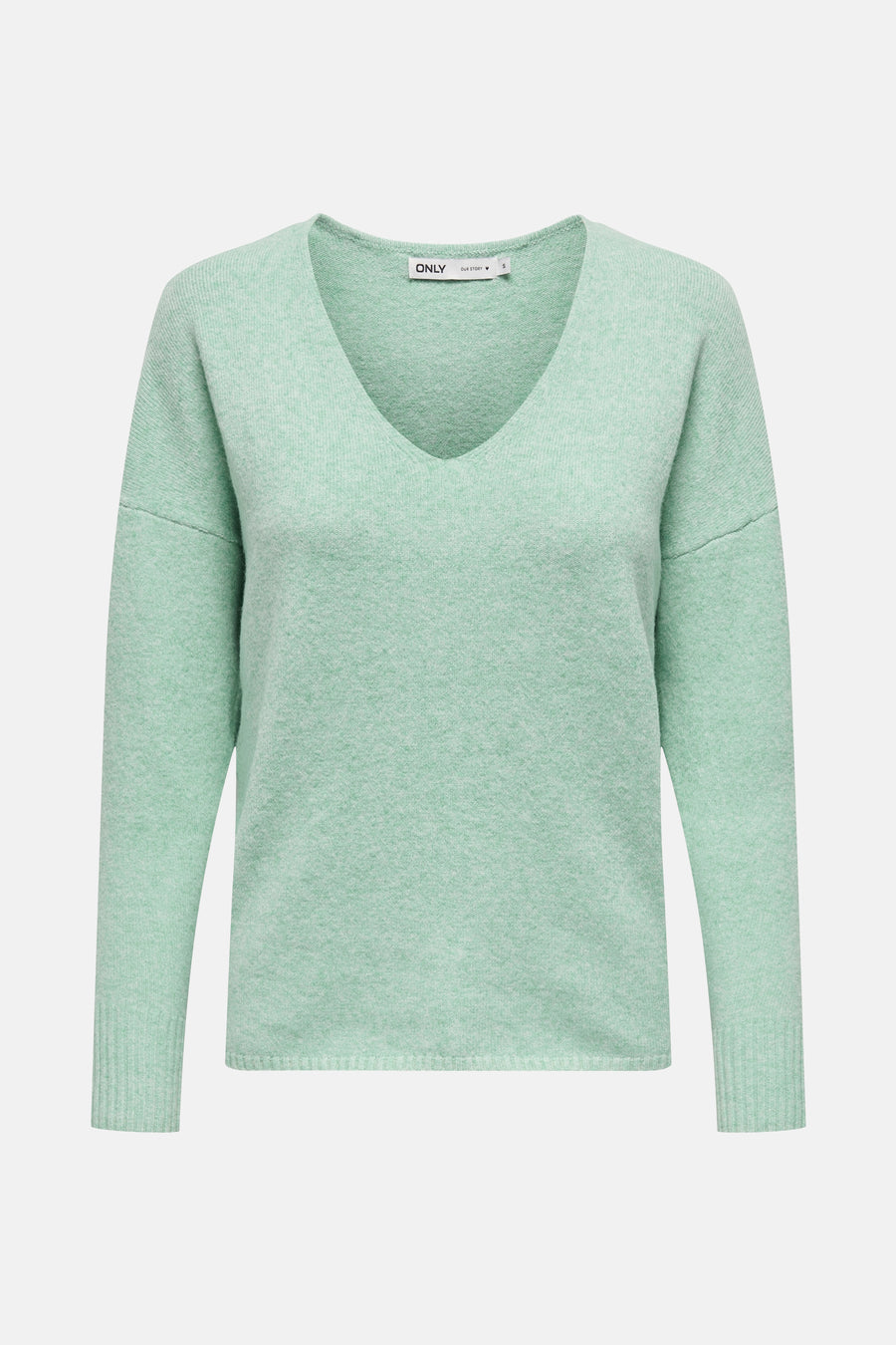 Trui met V-hals Groen - ONLY®
