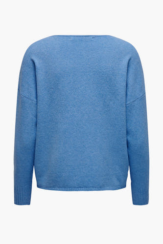 Trui met V-hals Blauw - ONLY®