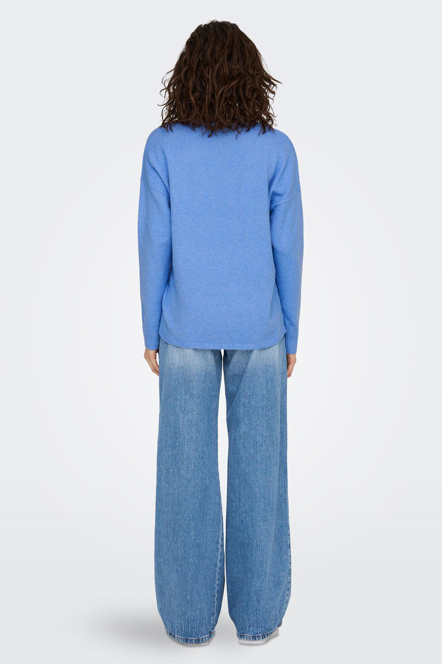 Trui met V-hals Blauw - ONLY®