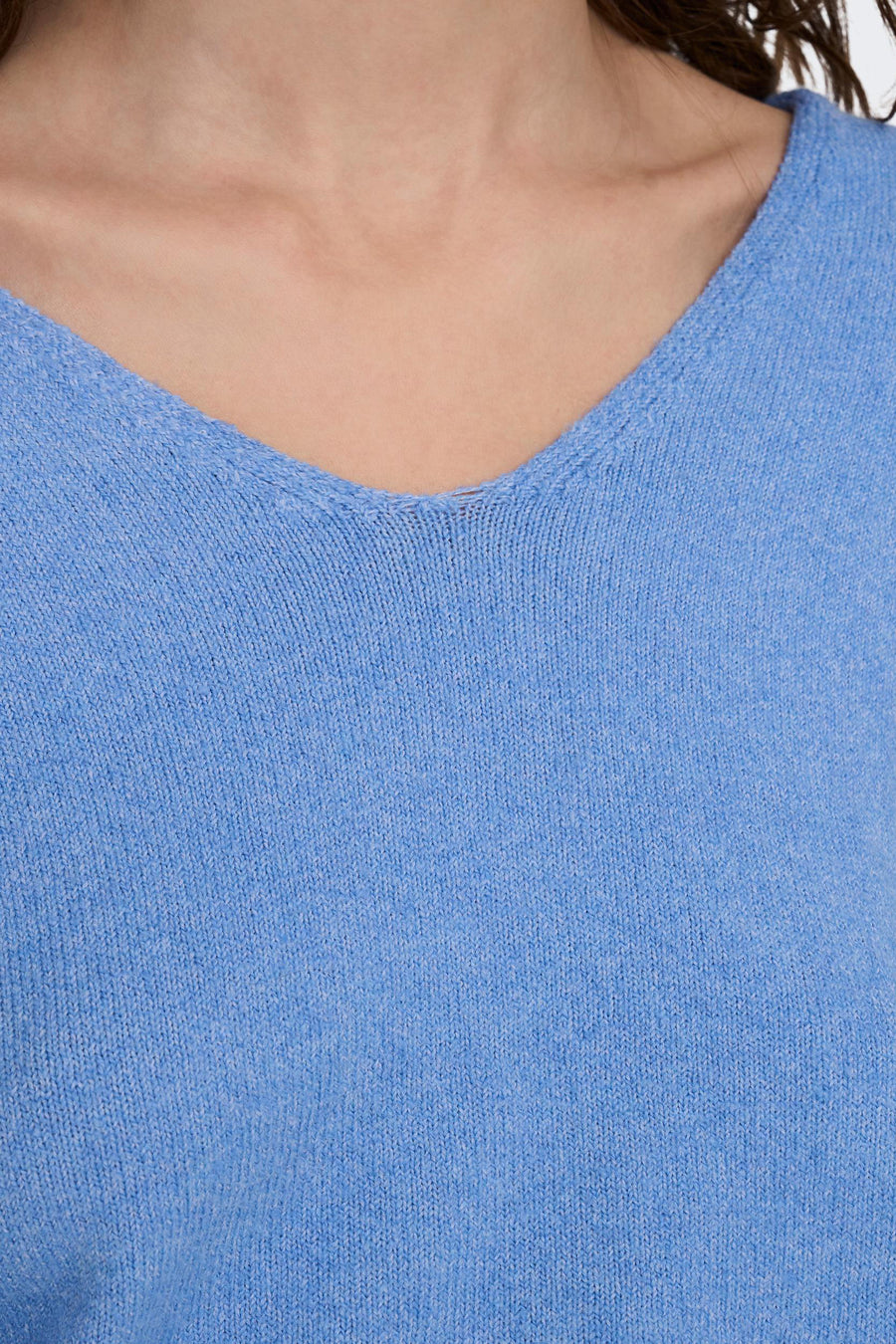 Trui met V-hals Blauw - ONLY®