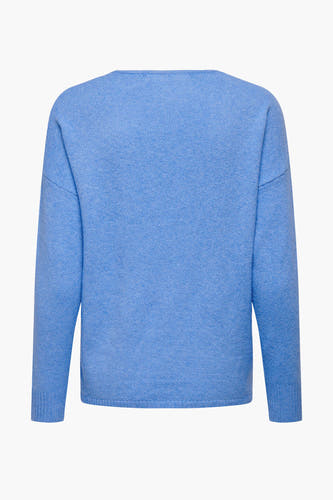 Trui met V-hals Blauw - ONLY®