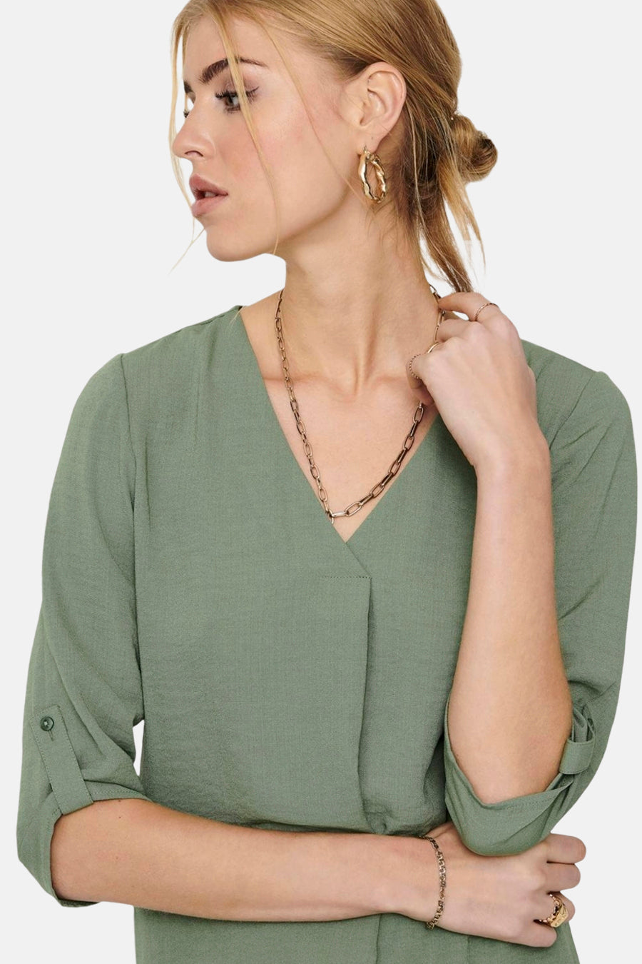 Blouse 3/4 Groen - JDY