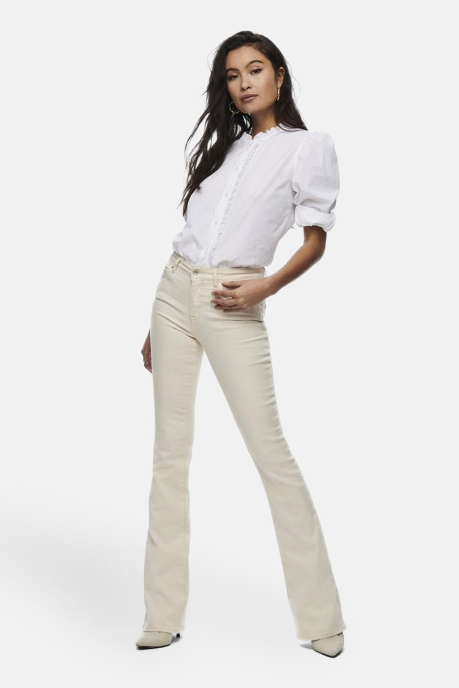 Jeans flared Off white denim - ONLY®