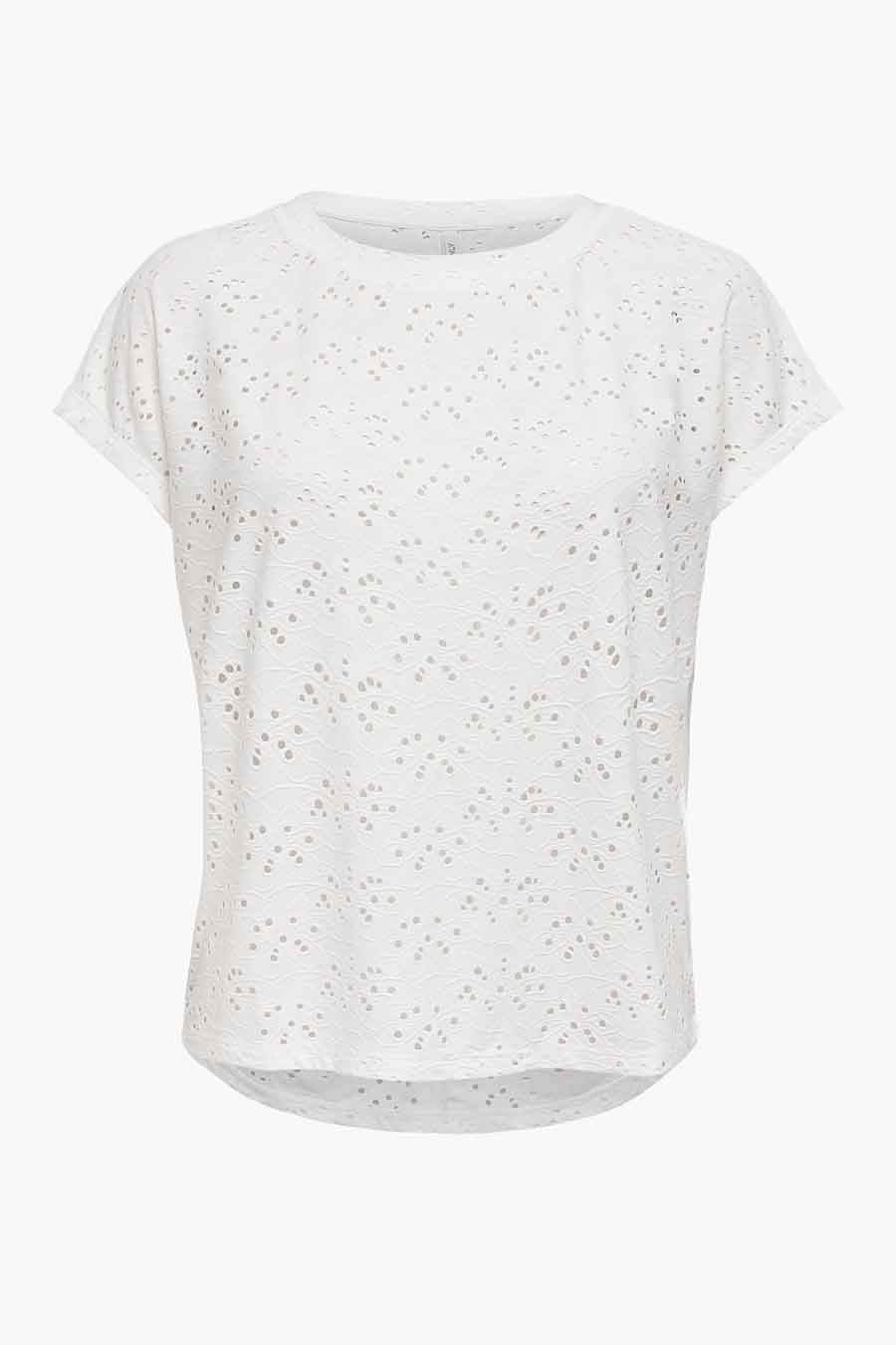 Top (korte mouwen) Ecru - ONLY®