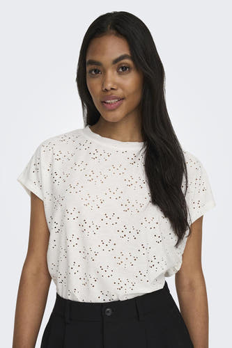 Top (korte mouwen) Ecru - ONLY®