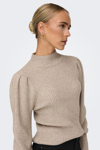 Trui met ronde hals Beige - ONLY®