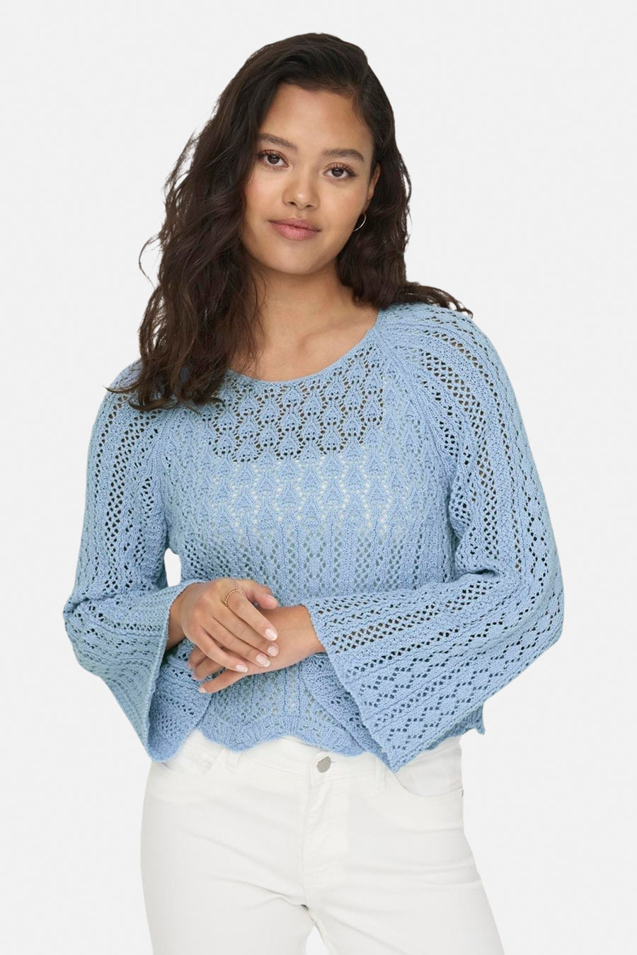 Trui met ronde hals Blauw - ONLY®