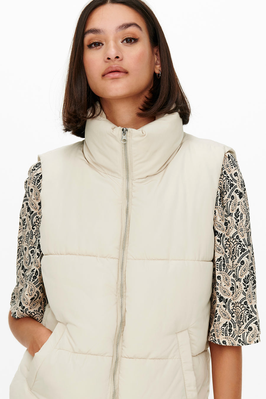 Bodywarmer - ecru
