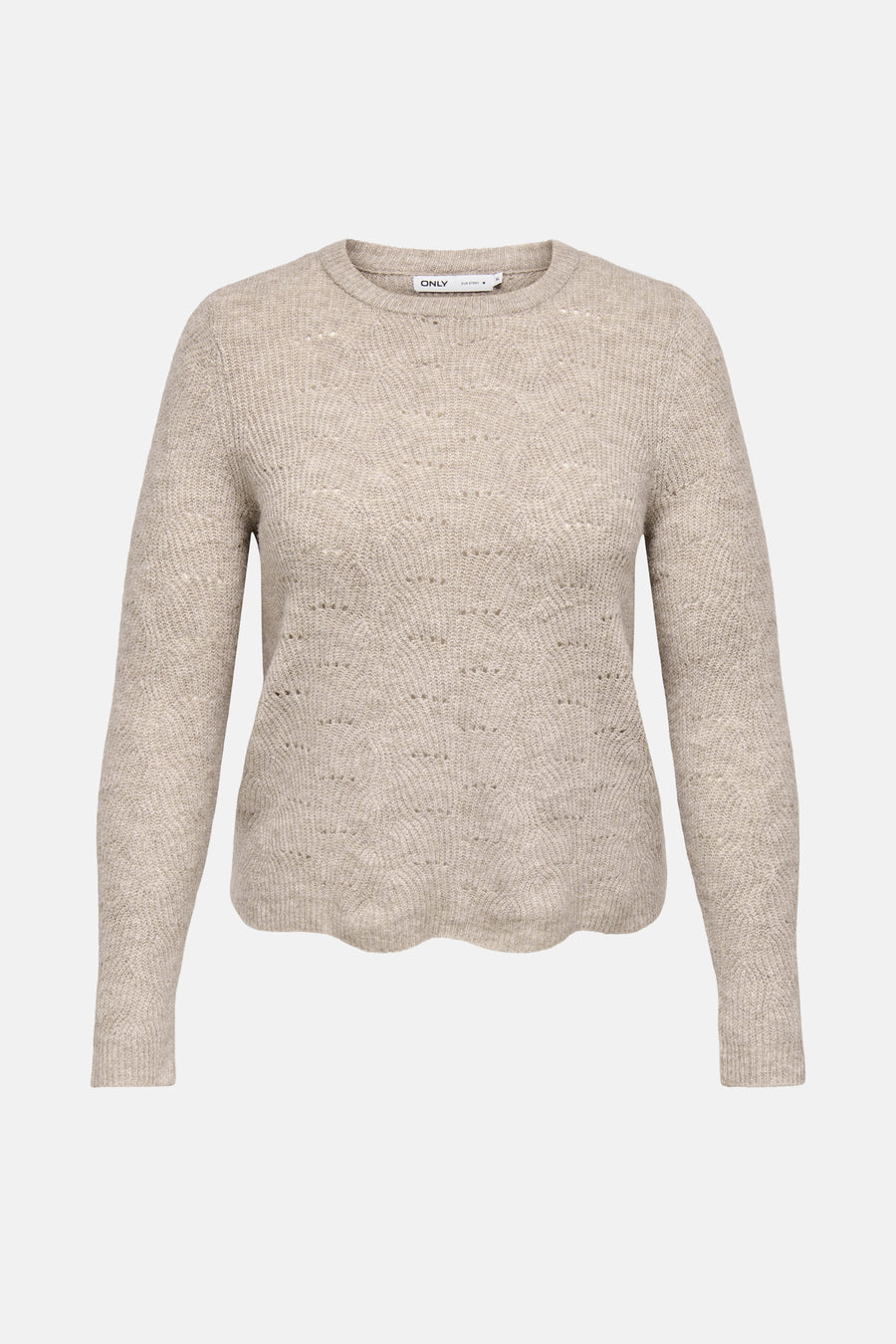 Trui met ronde hals Beige - ONLY®