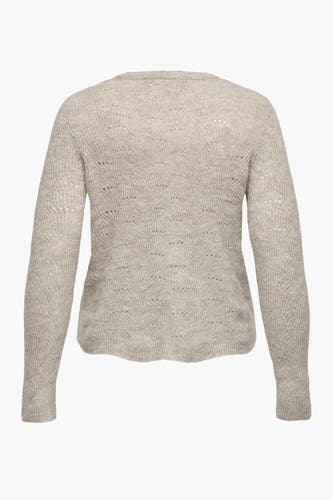 Trui met ronde hals Beige - ONLY®