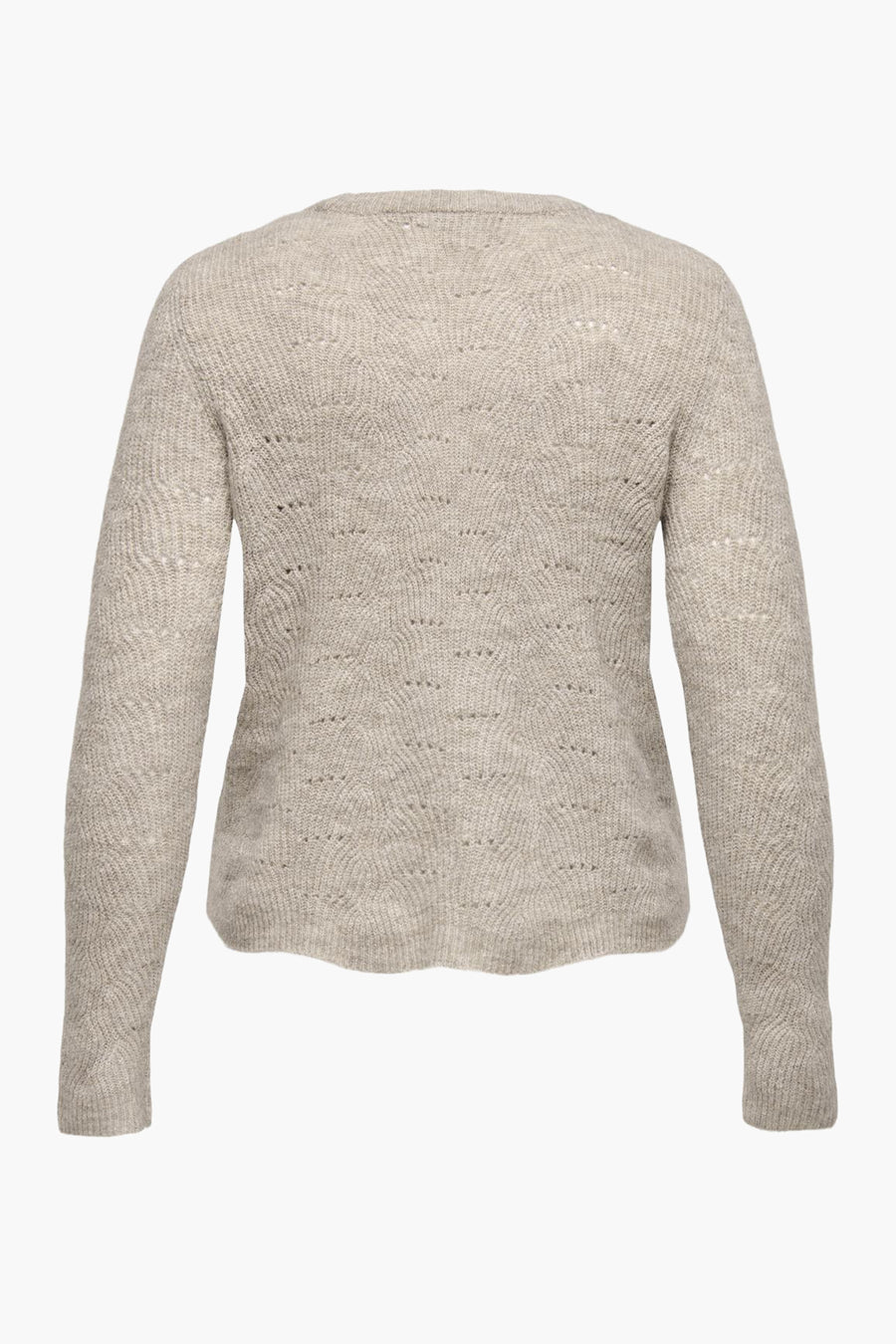 Trui met ronde hals Beige - ONLY®