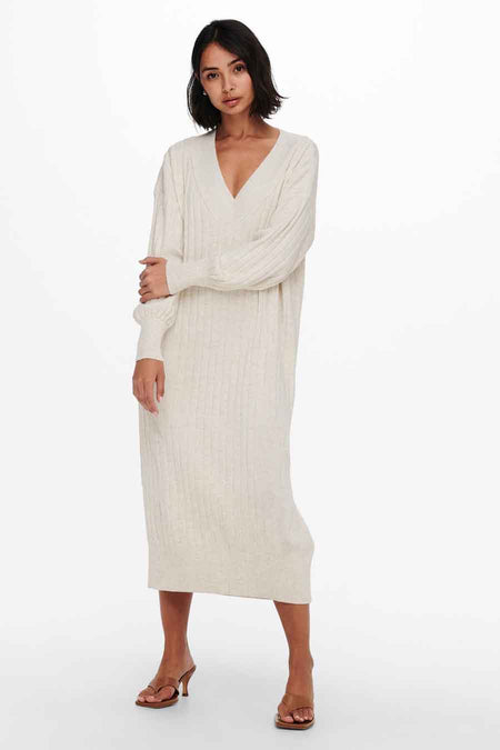 Kleedjes (lange mouwen) Beige - ONLY®