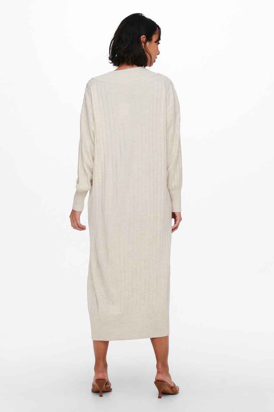 Kleedjes (lange mouwen) Beige - ONLY®