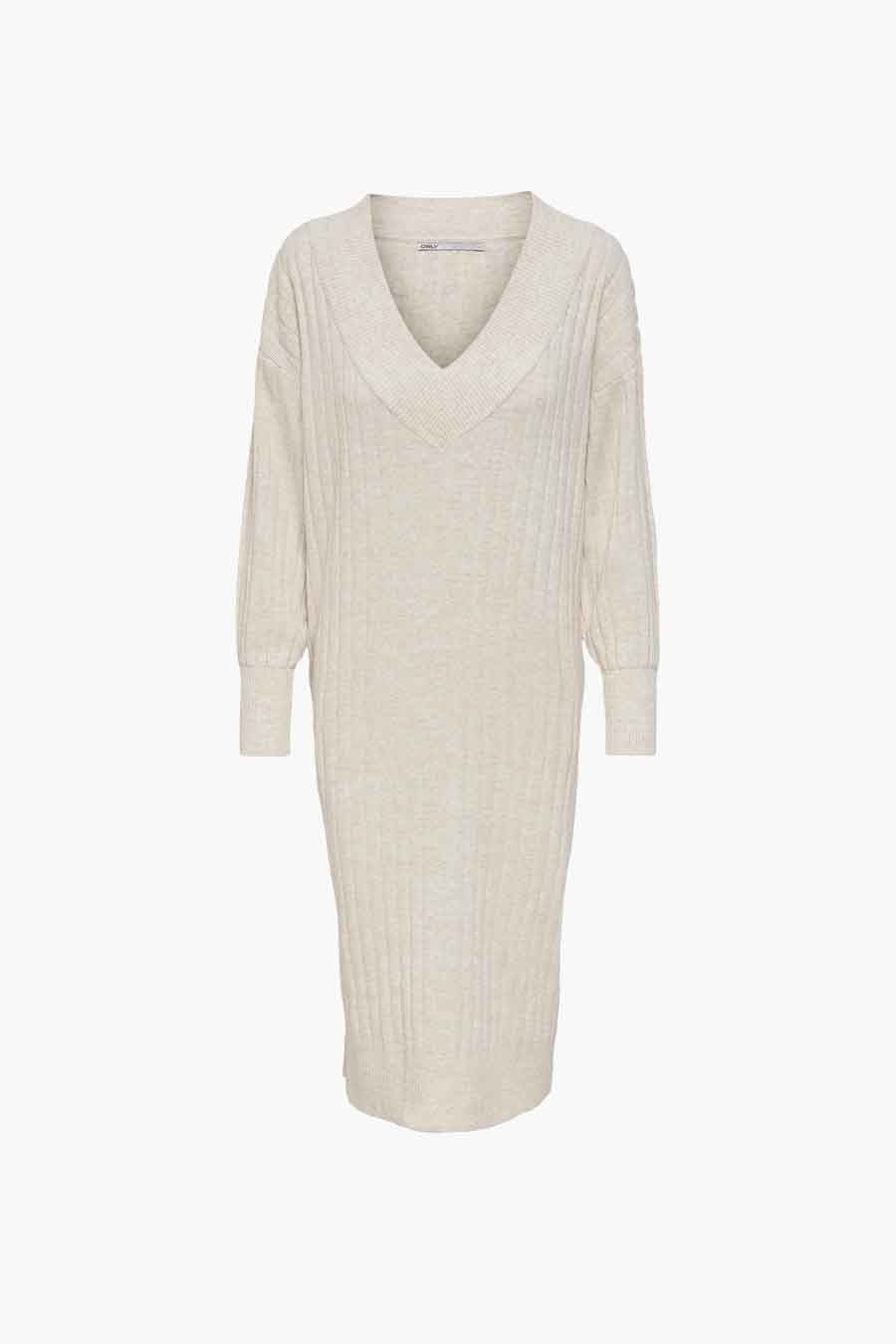 Kleedjes (lange mouwen) Beige - ONLY®