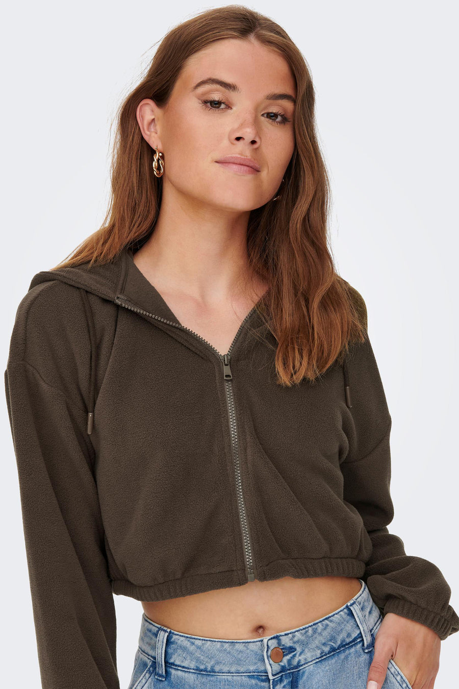 Sweater met kap Bruin - ONLY®