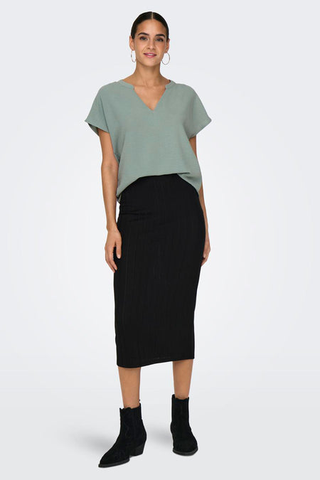 Blouse (korte mouwen) Groen - JDY