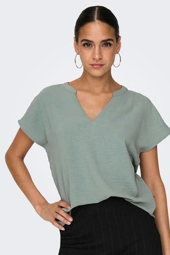 Blouse (korte mouwen) Groen - JDY
