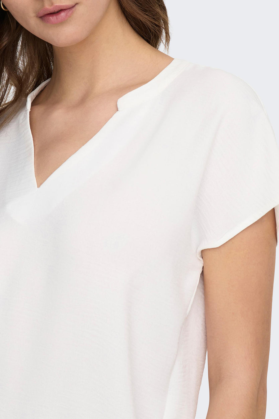 Blouse (korte mouwen) Wit - JDY