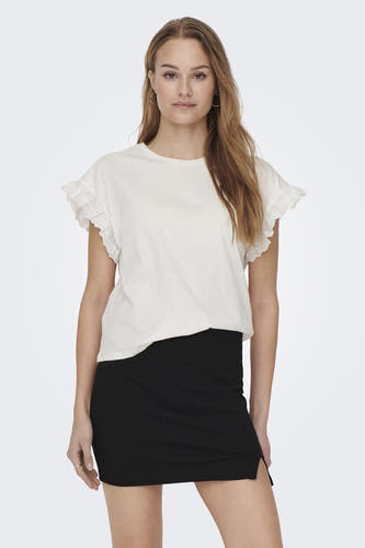 Top (korte mouwen) Ecru - ONLY®