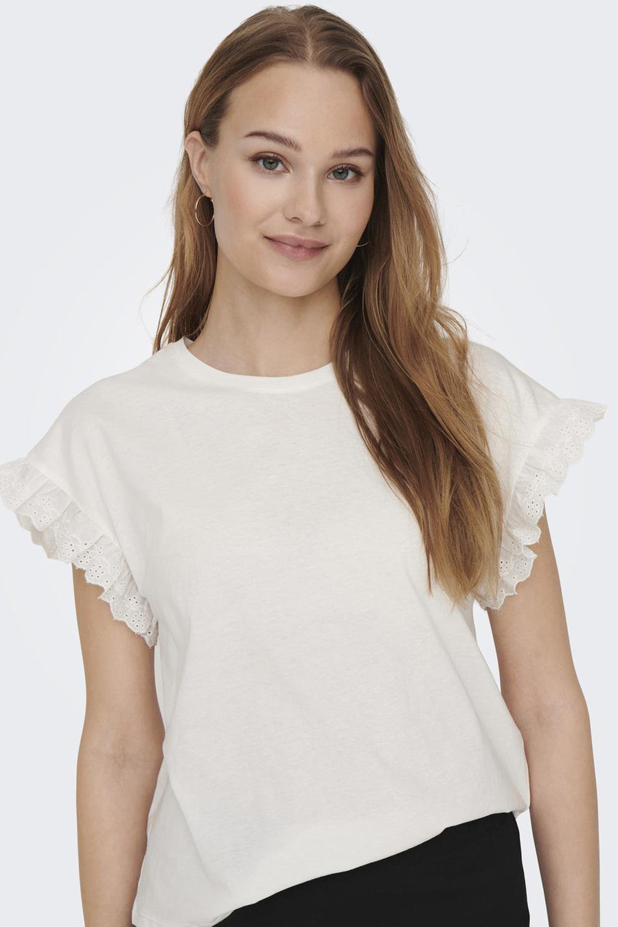 Top (korte mouwen) Ecru - ONLY®
