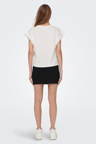 Top (korte mouwen) Ecru - ONLY®