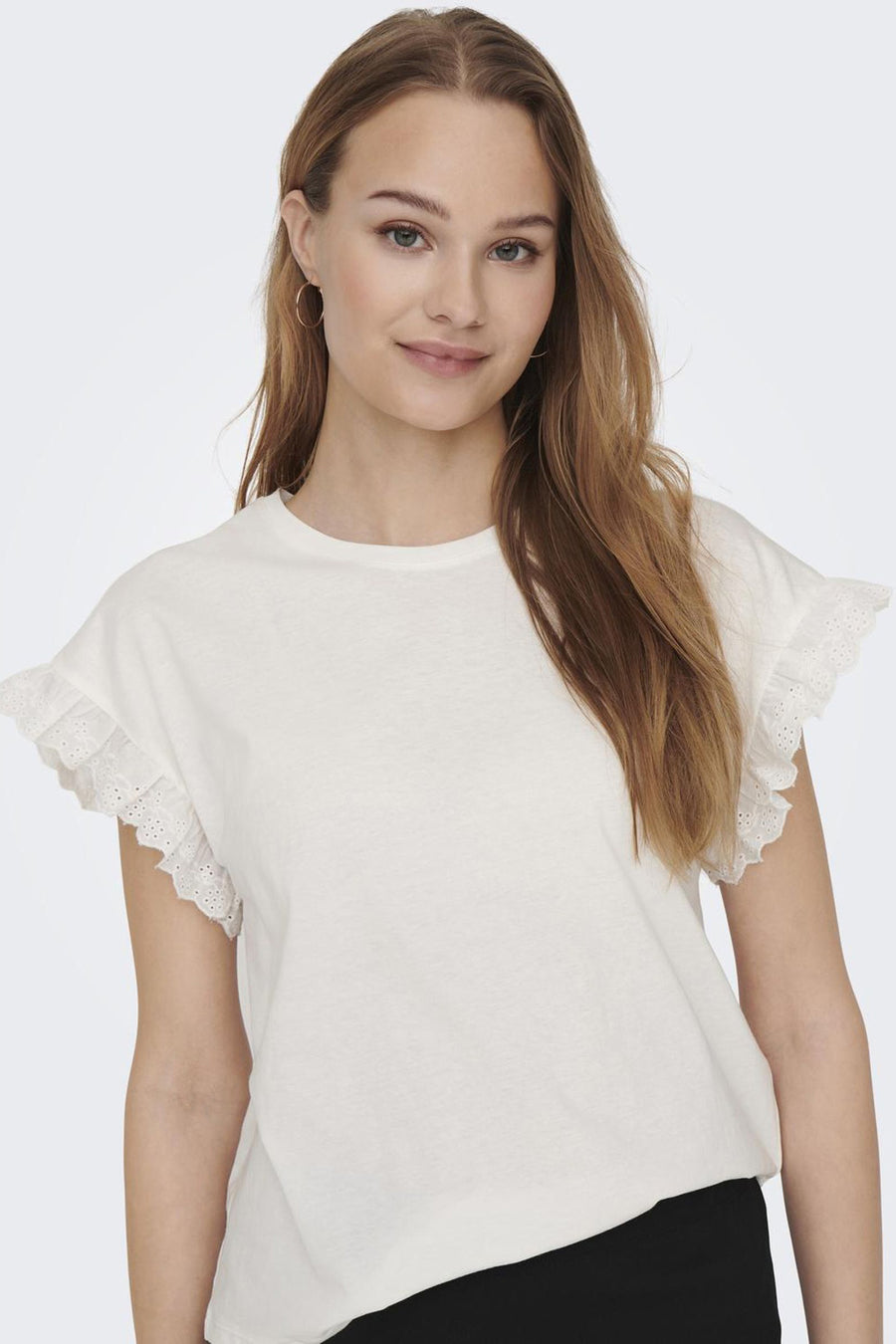 Top (korte mouwen) Ecru - ONLY®