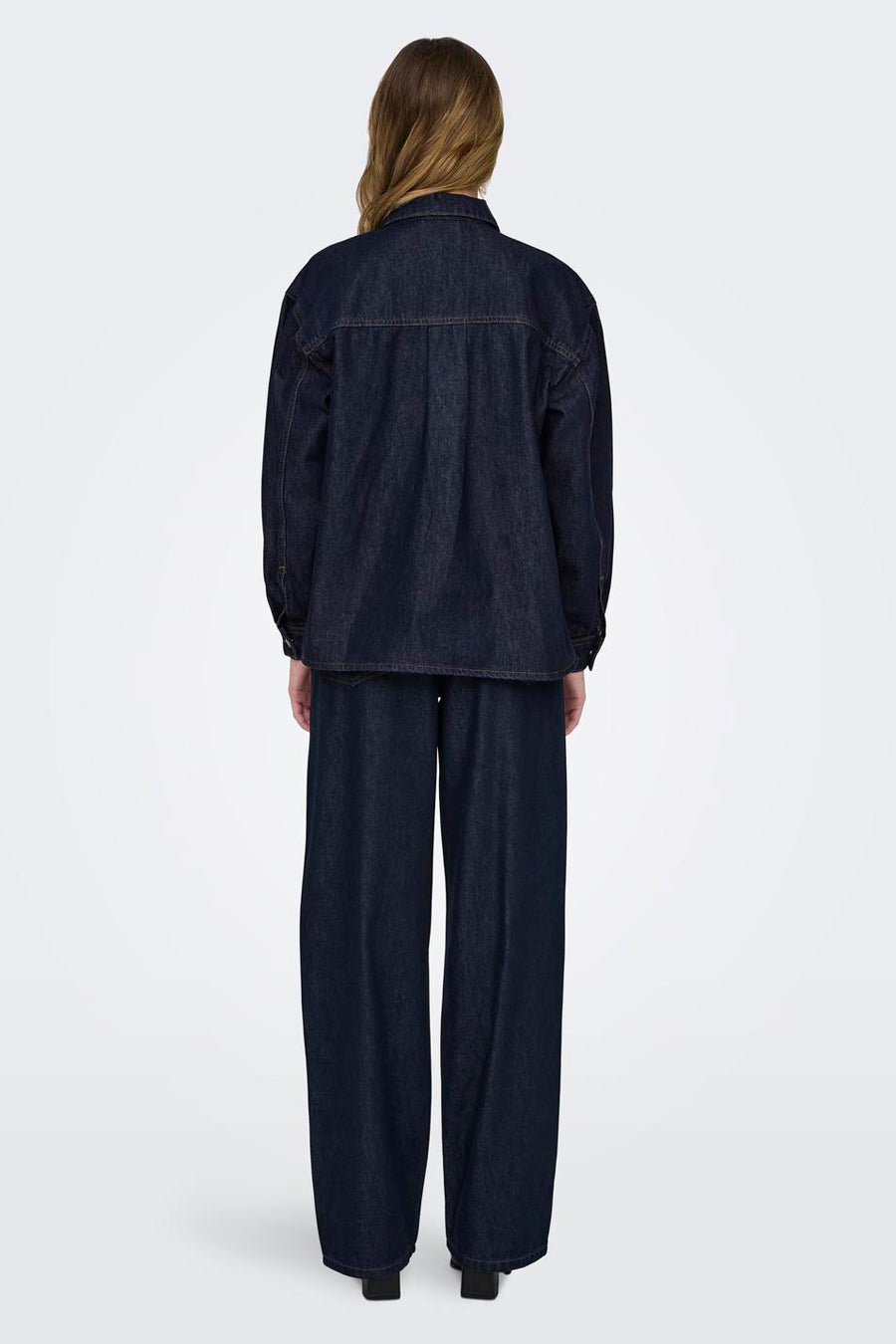 Hemd (lange mouwen) Dark blue denim - JDY