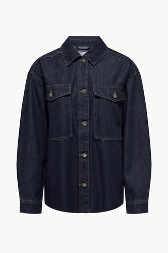 Hemd (lange mouwen) Dark blue denim - JDY