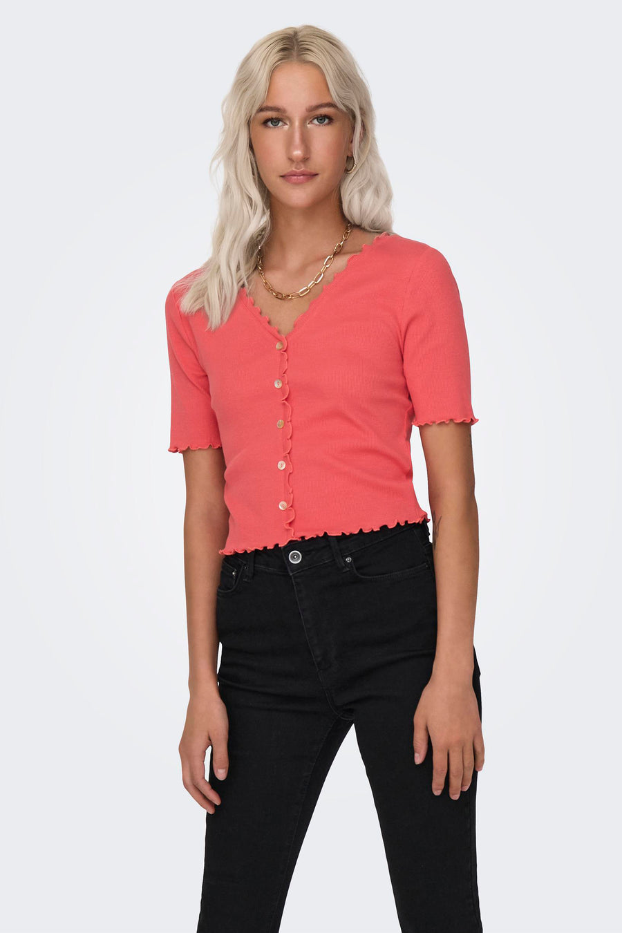 Top (korte mouwen) Roze - ONLY®