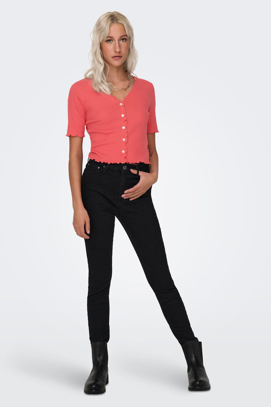 Top (korte mouwen) Roze - ONLY®