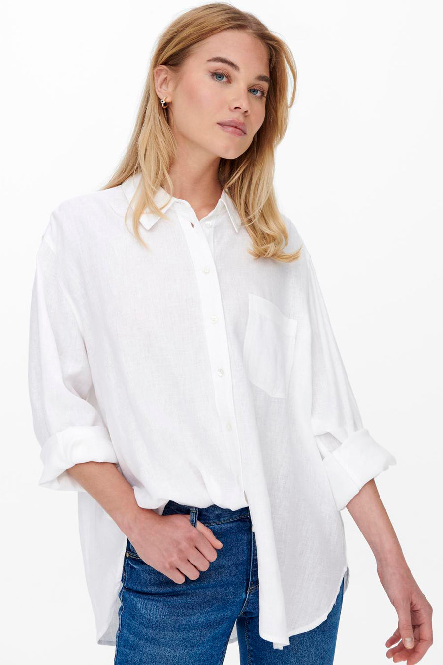 Hemd (lange mouwen) Wit - ONLY®