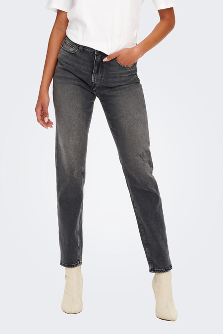 Mom Jeans Dark grey denim - ONLY®