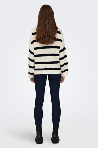 Trui met ronde hals Ecru - JDY