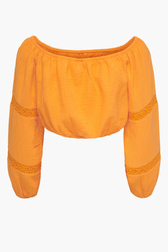Blouse (lange mouwen) Oranje - ONLY®