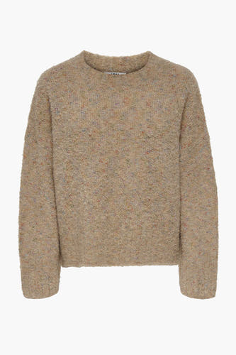 Trui met ronde hals Beige - JDY