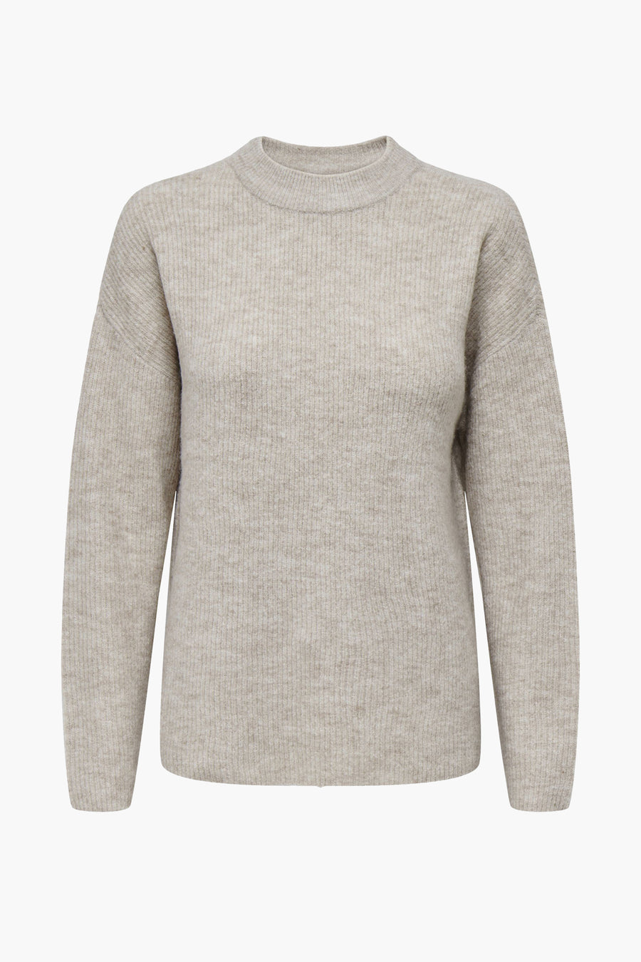 Trui met ronde hals Ecru - ONLY®