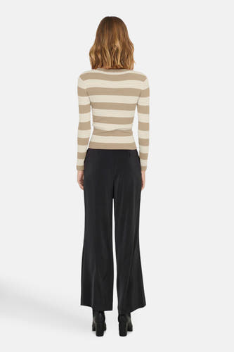 Trui met ronde hals Beige - JDY