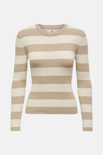Trui met ronde hals Beige - JDY