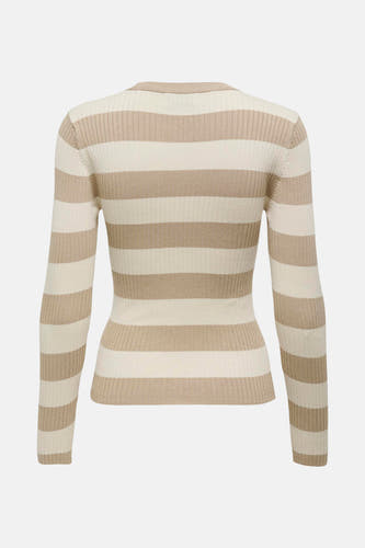 Trui met ronde hals Beige - JDY