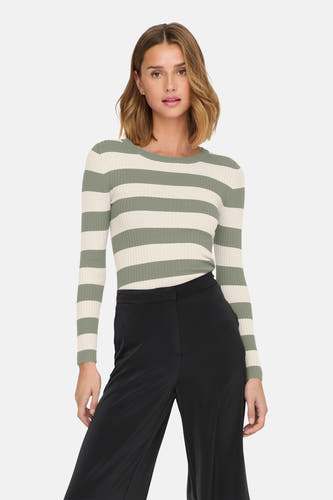 Trui met ronde hals Groen - JDY