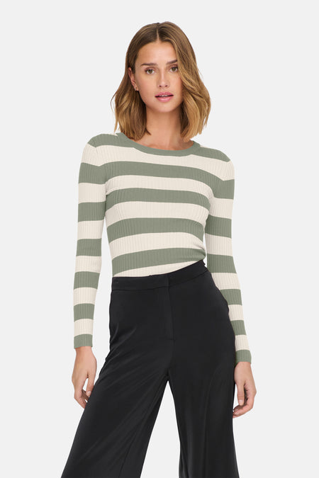 Trui met ronde hals Groen - JDY