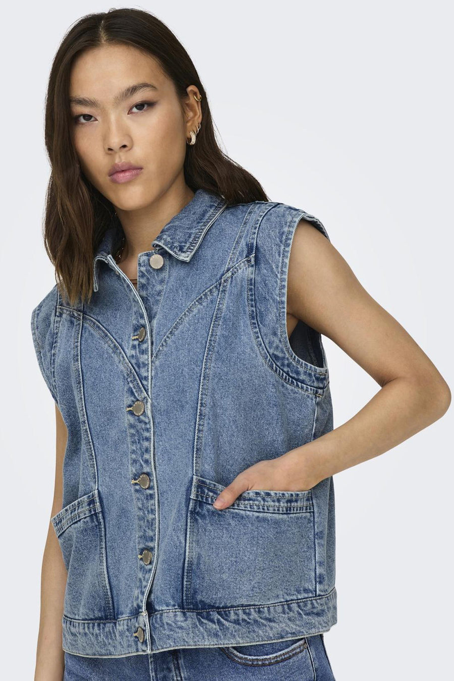 Jeansjas Mid blue denim - ONLY®